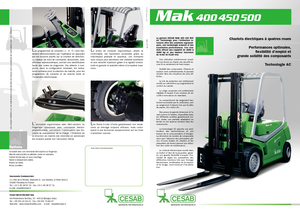 Electric forklifts Cesab MAK 500 AC