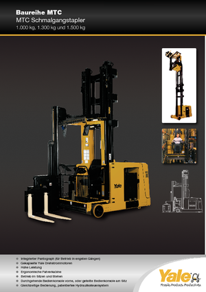 Elektrikli Yandan Yükleyiciler Yale MTC13