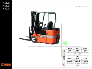 Electric forklifts Carer N 18-3 ac