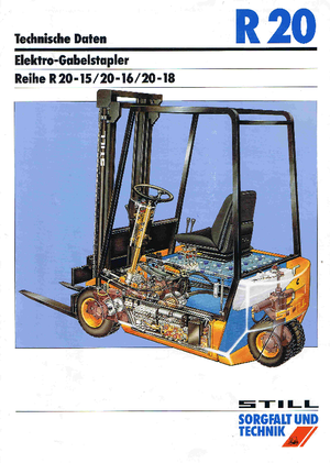 Electric forklifts Still R 20-16 I