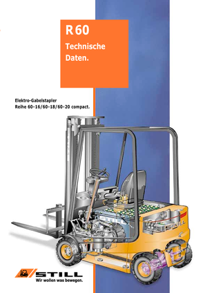 Electric forklifts Still R 60-20 C