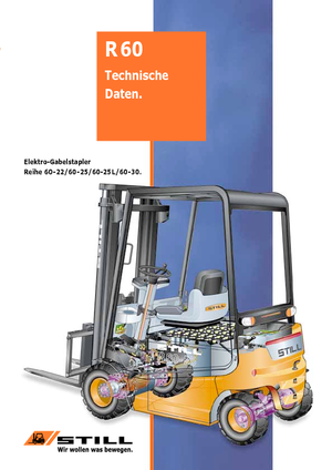 Elektrikli ön-forklift kamyonları Still R 60-25
