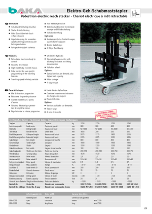 Reach Trucks Baka EGS 89-1204