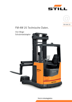 Elektrikli reach kamyonları Still FM 4 W 25