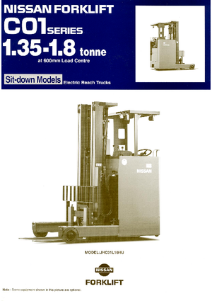 Elektrikli reach kamyonları Nissan JHC 01 L 18 HU