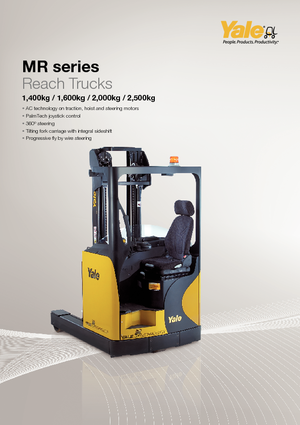 Electric Explosion Proof Reach Trucks Yale MR 20 W-Ex