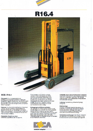 Reach Trucks Deca R 16.4