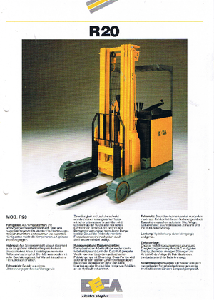 Reach Trucks Deca R 20.4