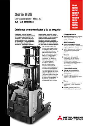 Reach Trucks Mitsubishi RB 25 NH