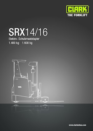 Elektrikli reach kamyonları Clark SRX 16