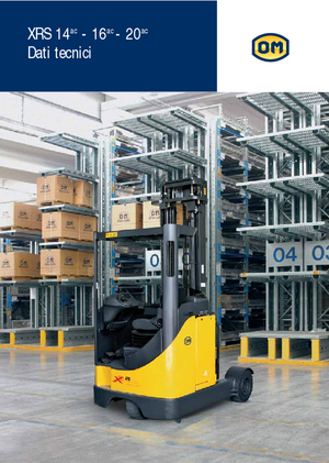 Elektrikli reach kamyonları OM XRS 14