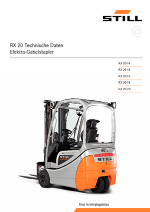 Electric forklifts Still RX 20-14