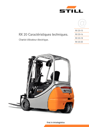 Electric forklifts Still RX 20-15