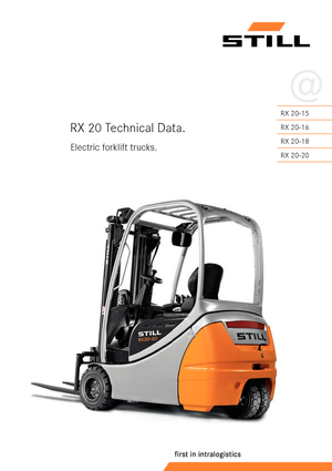 Electric forklifts Still RX 20-15