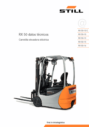 Elektrikli ön-forklift kamyonları Still RX 50-10 C