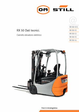 Elektrikli ön-forklift kamyonları Still RX 50-10 C