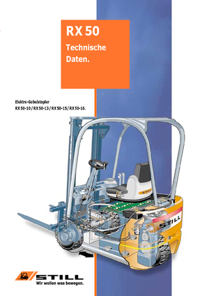 Electric forklifts Still RX 50-16