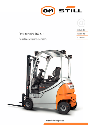 Electric forklifts Still RX 60-16