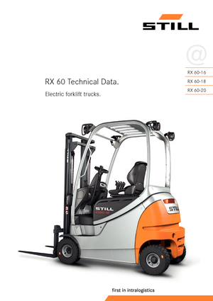 Electric forklifts Still RX 60-16
