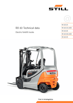 Elektrikli ön-forklift kamyonları Still RX 60-35/600