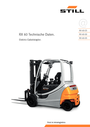 Electric forklifts Still RX 60-35
