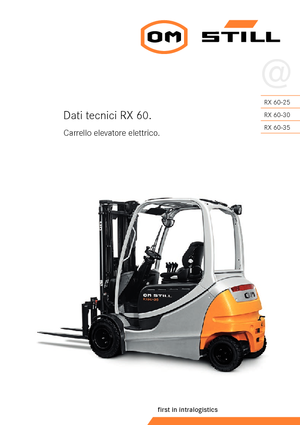 Electric forklifts Still RX 60-30L