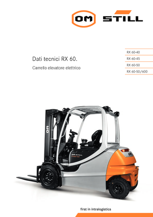 Electric forklifts Still RX 60-40