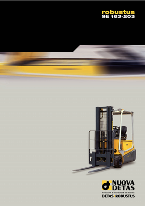 Elektrikli ön-forklift kamyonları Nuova Detas SE 163 AC