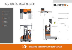 Elektrikli Yandan Yükleyiciler Hubtex DS 30 EL