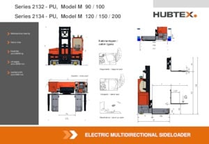 Elektrikli Yandan Yükleyiciler Hubtex M 120