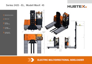 Electric Sideloaders Hubtex MaxX 45 EL