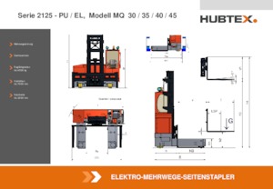 Electric Sideloaders Hubtex MQ 30
