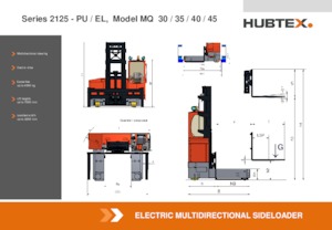 Electric Sideloaders Hubtex MQ 30