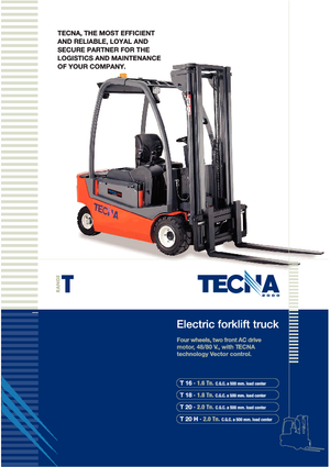 Electric forklifts Tecna T 18