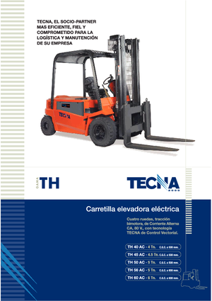 Electric forklifts Tecna TH 56
