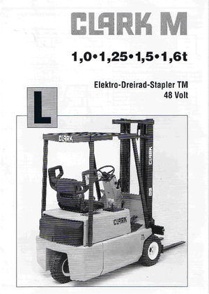 Electric forklifts Clark TM 10 L