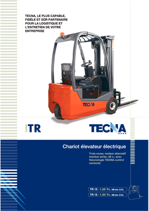 Electric forklifts Tecna TR 15