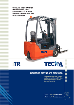 Electric forklifts Tecna TR 15