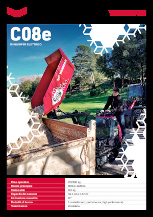 Elektrikli Paletli Damperler Yanmar C08e