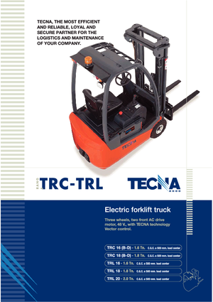 Electric forklifts Tecna TRL 20