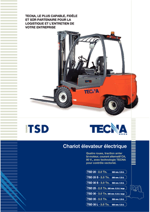 Electric forklifts Tecna TSD 25 S