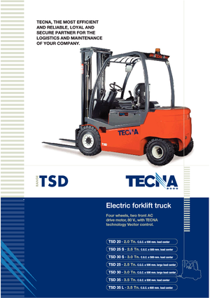 Electric forklifts Tecna TSD 25 S