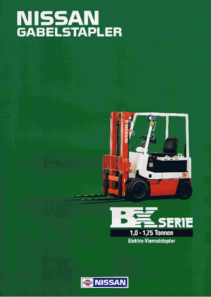 Electric forklifts Nissan UM 01 L 10 U