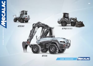 Electric Wheel Excavators Mecalac e12