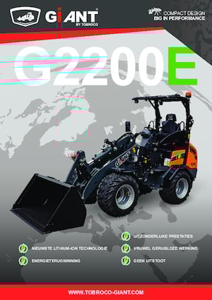 Electric Wheel Loaders Giant G2200E