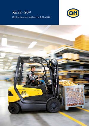 Elektrikli ön-forklift kamyonları OM XE 22 ac