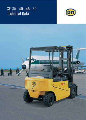 Electric forklifts OM XE 50