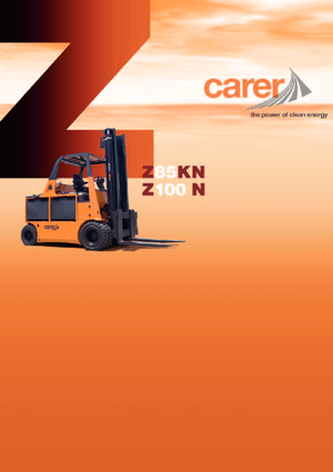 Elektrikli ön-forklift kamyonları Carer Z 100 N