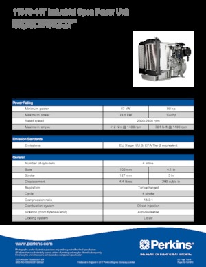 Engines Perkins 1104C-44T