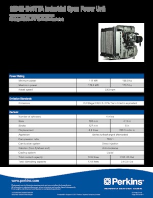 Engines Perkins 1204E-E44TTA